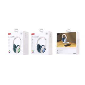 XO BE43 Lion Dancing Αναδιπλούμενα Ακουστικά Bluetooth (Πράσινο)