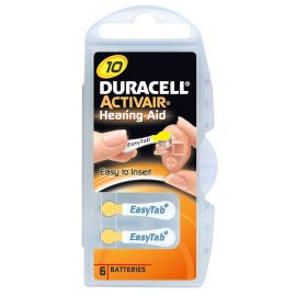 Duracell Activair Βαρηκοΐας DA10 (6τμχ)