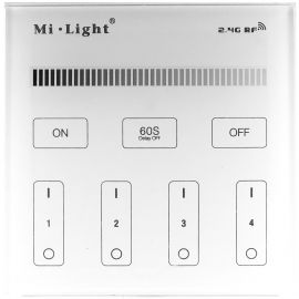 Avide LED Ταινία 12-24V Ντίμερ 4 Ζωνών RF Χωνευτό /2xAAA/ Αφής