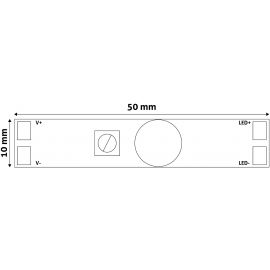 Avide LED Ταινία 12V 96W Προφίλ Αλουμινίου Μίνι Ελεγκτής με Κίνηση