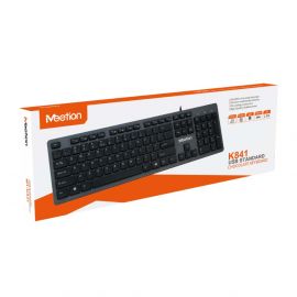 Meetion MT-K841 Ενσύρματο Πληκτρολόγιο Ultrathin