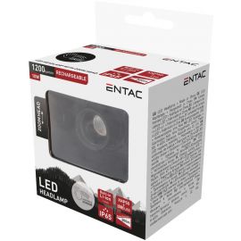 Entac Φακός Κεφαλής Zoom Με Αισθητήρα Κίνησης 10W XHP50+ Κόκκινο