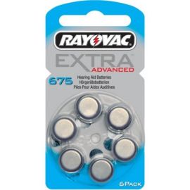 ΜΠΑΤ.RAYOVAC EXTRA ADVANCED 675 BL6 ΓΙΑ ΑΚ.ΒΑΡΗΚ.