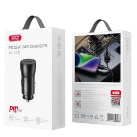 XO CC57 Smart Metal Single C Port PD25W Car Charger