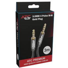 ATC HQ 3.5mm 4 Pin M/M Cable 3m