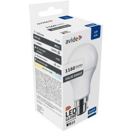 Avide Value LED Globe B22 12W CW 6400K