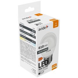 Avide LED Σφαιρική 7W E27 Λευκό 4000K Value