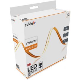 Avide LED Ταινία Blister RF 24V COB Λευκό IP20 5m