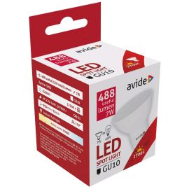 Avide LED Σπότ Αλουμίνιο + Πλαστικό 7W GU10 Θερμό 2700K