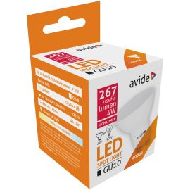 Avide LED Σπότ Αλουμίνιο + Πλαστικό 4W GU10 Λευκό 4000K