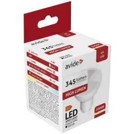 Avide LED Σπότ Αλουμίνιο + Πλαστικό 4W GU10 Θερμό 3000K