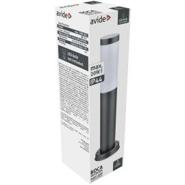 Avide Εξωτερικό Φωτιστικό Κήπου Boca 1xE27 450mm IP44 Ανθρακί