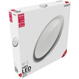 Avide LED Μοντέρνα Πλαφονιέρα Οροφής Ares 24W 430*90mm Θερμό 3000K