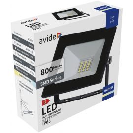 Avide LED Προβολέας Slim SMD  10W CW 6400K Value 