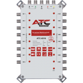 ATC ΠΟΛΥΔΙΑΚΟΠΤΗΣ ATC-0516 (1 Sat + 1 Ter / 16 Εξόδοι)