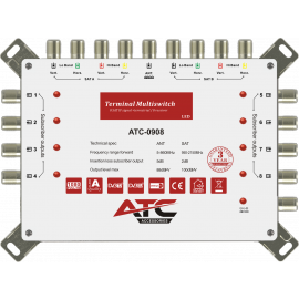 ATC ΠΟΛΥΔΙΑΚΟΠΤΗΣ ATC-0908 (2 Sat + 1 Ter / 8 Εξόδοι)