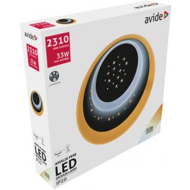 Avide Επιτοίχια Μοντέρνα Πλαφονιέρα Oyster Amalia mini 33W με 3 Επιλογές Φωτισμού