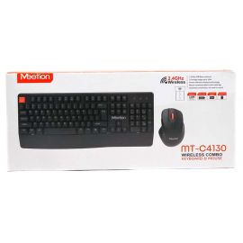 Meetion MT-C4130 2.4G Wireless Combo / Μαύρο