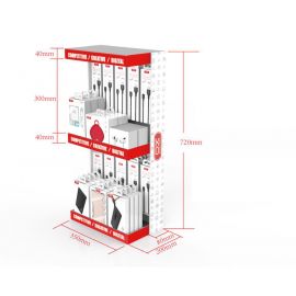 XO-Double-sided desktop display rack