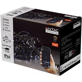 Entac Χριστουγεννιάτικα Λαμπάκια IP44 120 LED Θερμό 9m Tuya