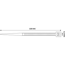 Entac Δεματικά ECT-2.5-150-B Μαύρο