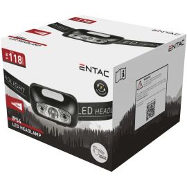 Entac Φακός Κεφαλής 5W 700mAh Μαύρο