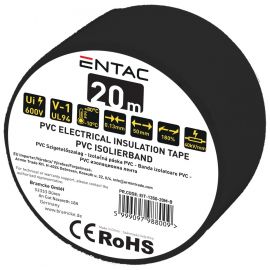 Entac Μονωτική 0.13x50mm Μαύρο 20m