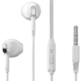 XO EP52 Μεταλλικό in-ear 3.5mm Handsfree Άσπρο