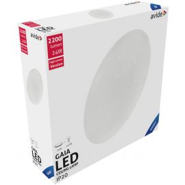 Avide LED Μοντέρνα Πλαφονιέρα Οροφής Gaia 24W 380*105.0mm Ψυχρό 6400K