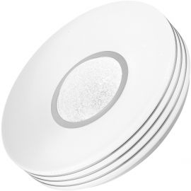 Avide LED Μοντέρνα Πλαφονιέρα Οροφής Helios 24W 380*95.0mm Ψυχρό 6400K