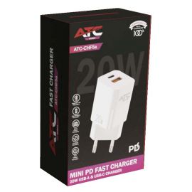 ATC-CHF5a Mini PD Fast Charger 20W Λευκό