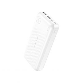 XO PB302 Light Display Power Bank 20000mAh Λευκό