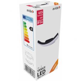 Avide Εξωτερικό Φωτιστικό Τοίχου Venice UP LED 9W Λευκό 4000K IP54